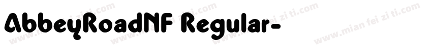 AbbeyRoadNF Regular字体转换